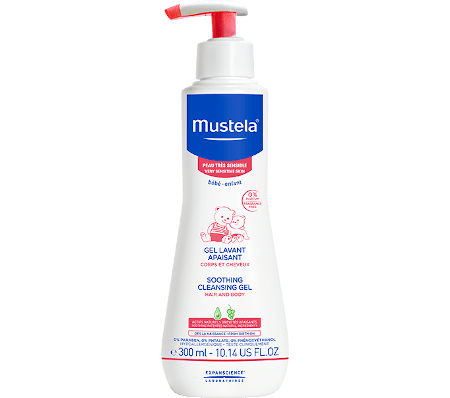 Cleansing gel for babies with very sensitive skin