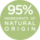 95% Ingredients of Natural Origin