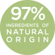 97% Ingredients of Natural Origin